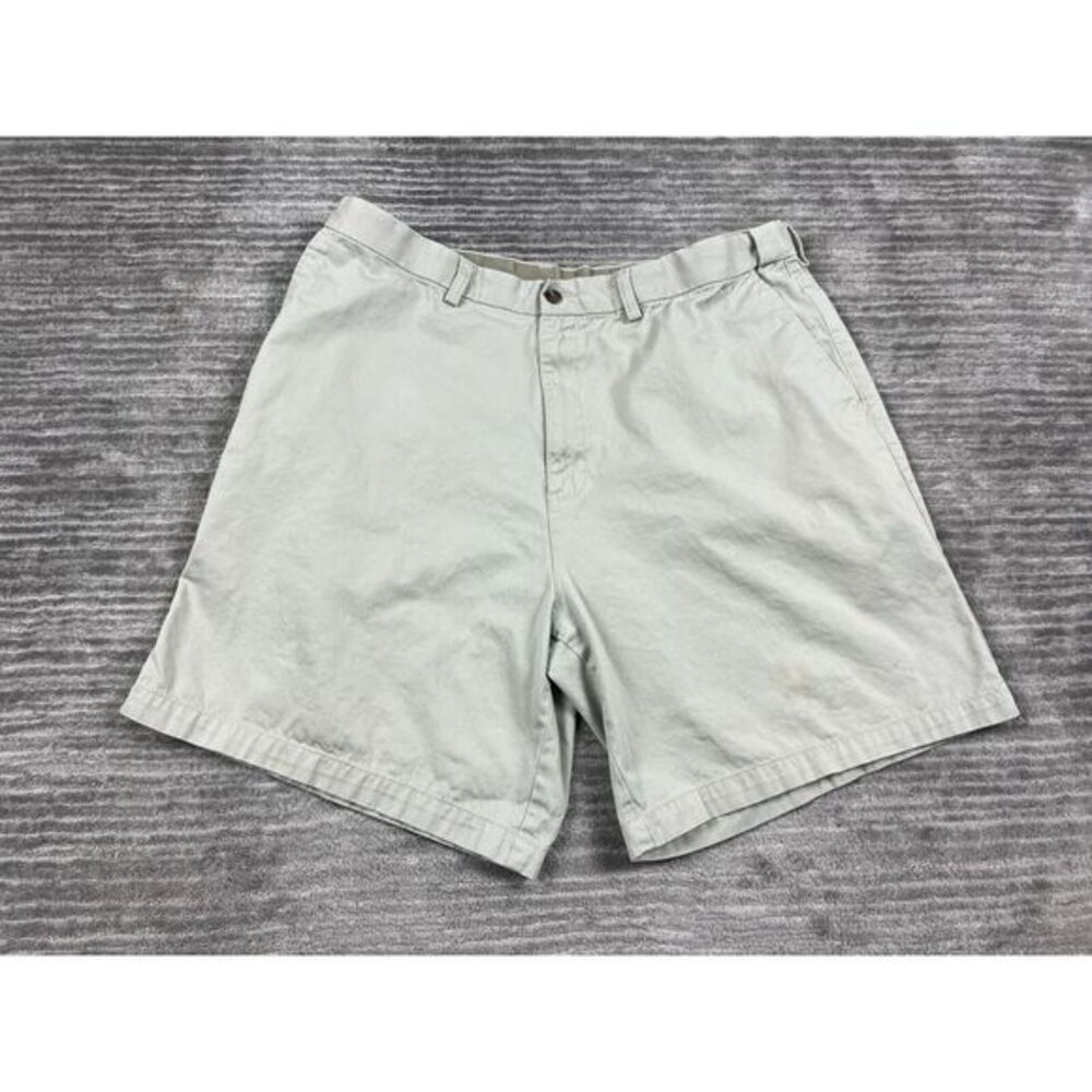 Farah Shorts Mens 40 Beige‎ Expandable Waist 100% Cotton Chino